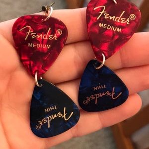 Fender guitar pick Earrings❤️❤️